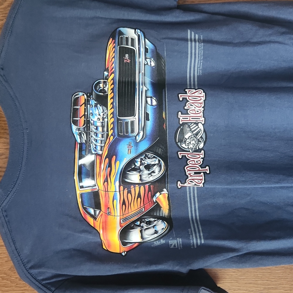 New Chevy Camaro Warped Head Tshirt